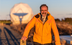 Robin McNeill at Awarua Ground Station