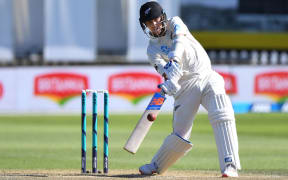 Trent Boult batting on Day 3 of the first cricket test. New Zealand Black Caps v Sri Lanka. Basin Reserve, Wellington, New Zealand.Cornaga / www.photosport.nz