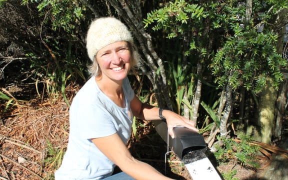 Woman at the Manawahe Bunny Hunt