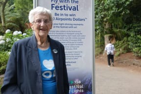 Volunteer Dorothy Anderson.