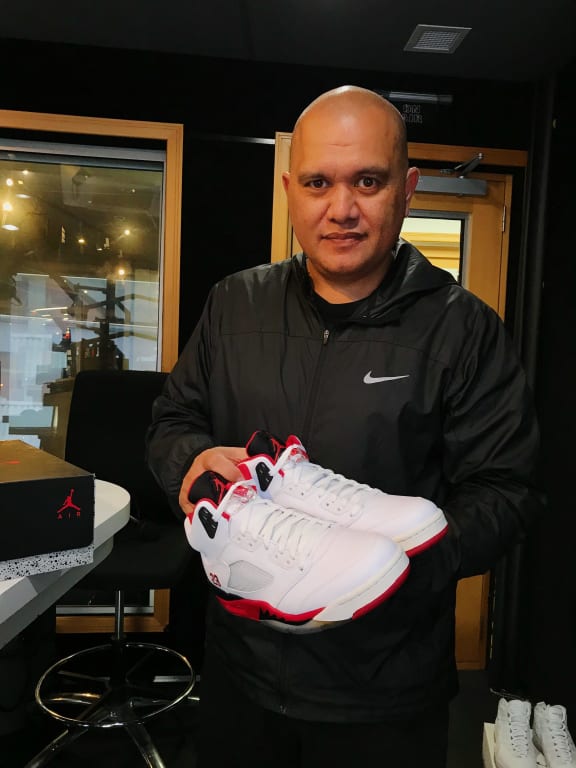 Dj Sir-Vere calls himself a sneakerhead