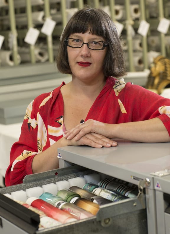 Te Papa's senior curator of New Zealand culture and history, Claire Regnault.
