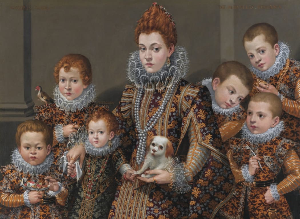 Lavinia Fontana, “Portrait of the Maselli family” (ca. 1565-1614), oil on canvas.