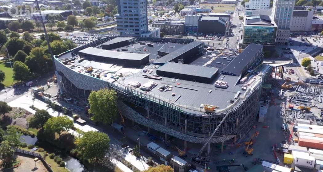 Te Pae Convention Centre is nearing completion.