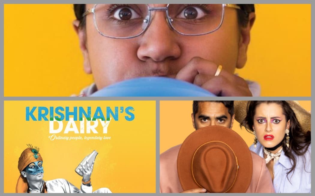 Posters for Krishnan's Dairy, Mrs Krishnan's Party and Nga Rorirori