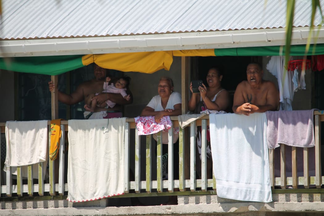 Locals on Nukunonu react to seeing whale shark