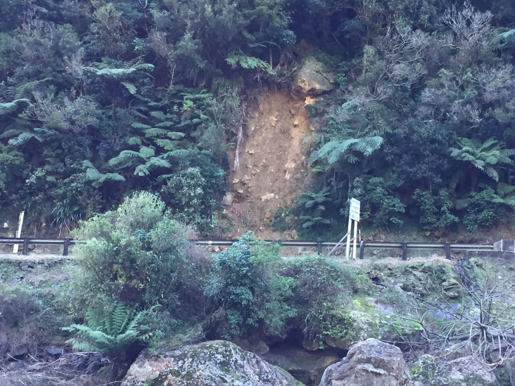 The slip at Karangahake Gorge