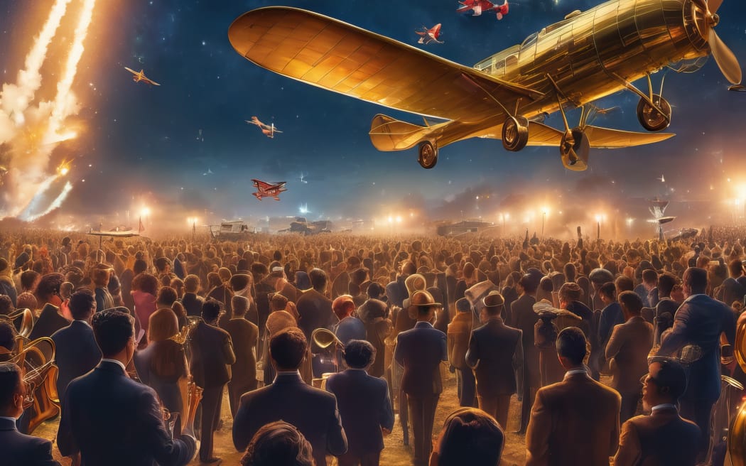 Publicity art for Hamilton Arts Festival 2024 performance of Christopher Tin's To Shiver the Sky