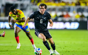 Joe Bell, All Whites v Colombia at Chase Stadium, Florida.