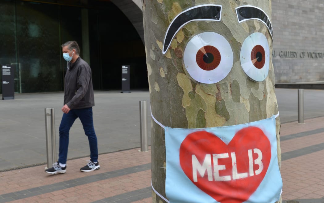MELBOURNE, AUSTRALIA - SEPTEMBER 18: Streets remain empty due to the Stage 4 restrictions and curfew from 9 p.m. to 5 a.m. as part of new measures taken against the spread of the novel coronavirus (Covid-19) pandemic, on September 18, 2020 in Melbourne, Australia.
