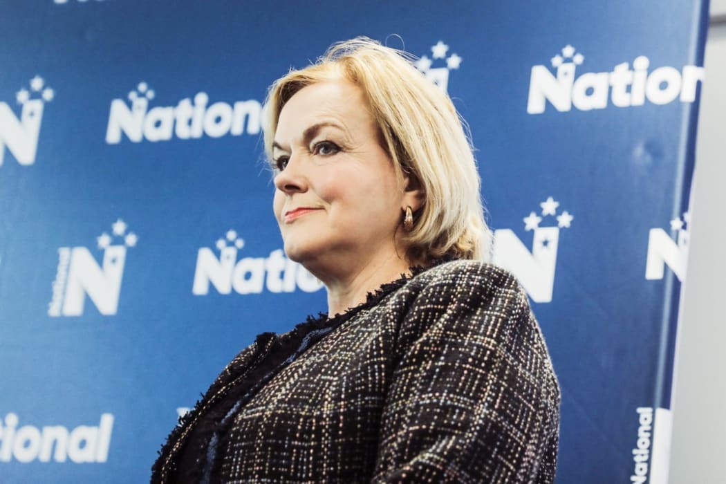 National Party leader Judith Collins presenting the party's plan for reopening New Zealand, Wellington, 29 September 2021.