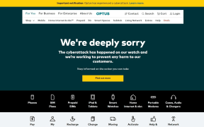 Optus issuing apology on their website for data breach