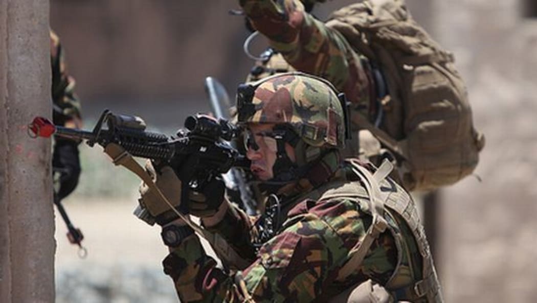 NZ Army soldiers carry out patrol exercises at Marine Corps Base Camp Pendleton in California last year as part of exercise Dawn Blitz.