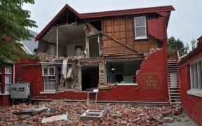 Many houses, such as this one in Cramner Square, were damaged beyond repair in the Christchurch earthquakes.