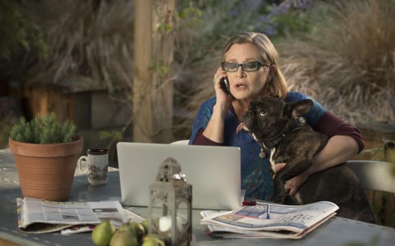 Carrie Fisher in a scene from Catastrophe