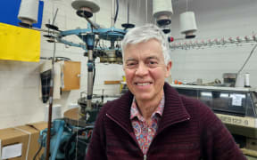 Hugh Douglas of Christchurch-based merino clothing manufacturer Weft Knitting Company.