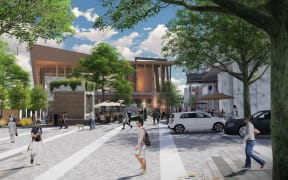 Illustration of Kiwi Property's Drury development.