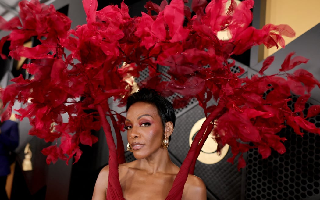 LOS ANGELES, CALIFORNIA - FEBRUARY 04: Dawn Richard attends the 66th GRAMMY Awards at Crypto.com Arena on February 04, 2024 in Los Angeles, California.   Neilson Barnard/Getty Images for The Recording Academy/AFP (Photo by Neilson Barnard / GETTY IMAGES NORTH AMERICA / Getty Images via AFP)