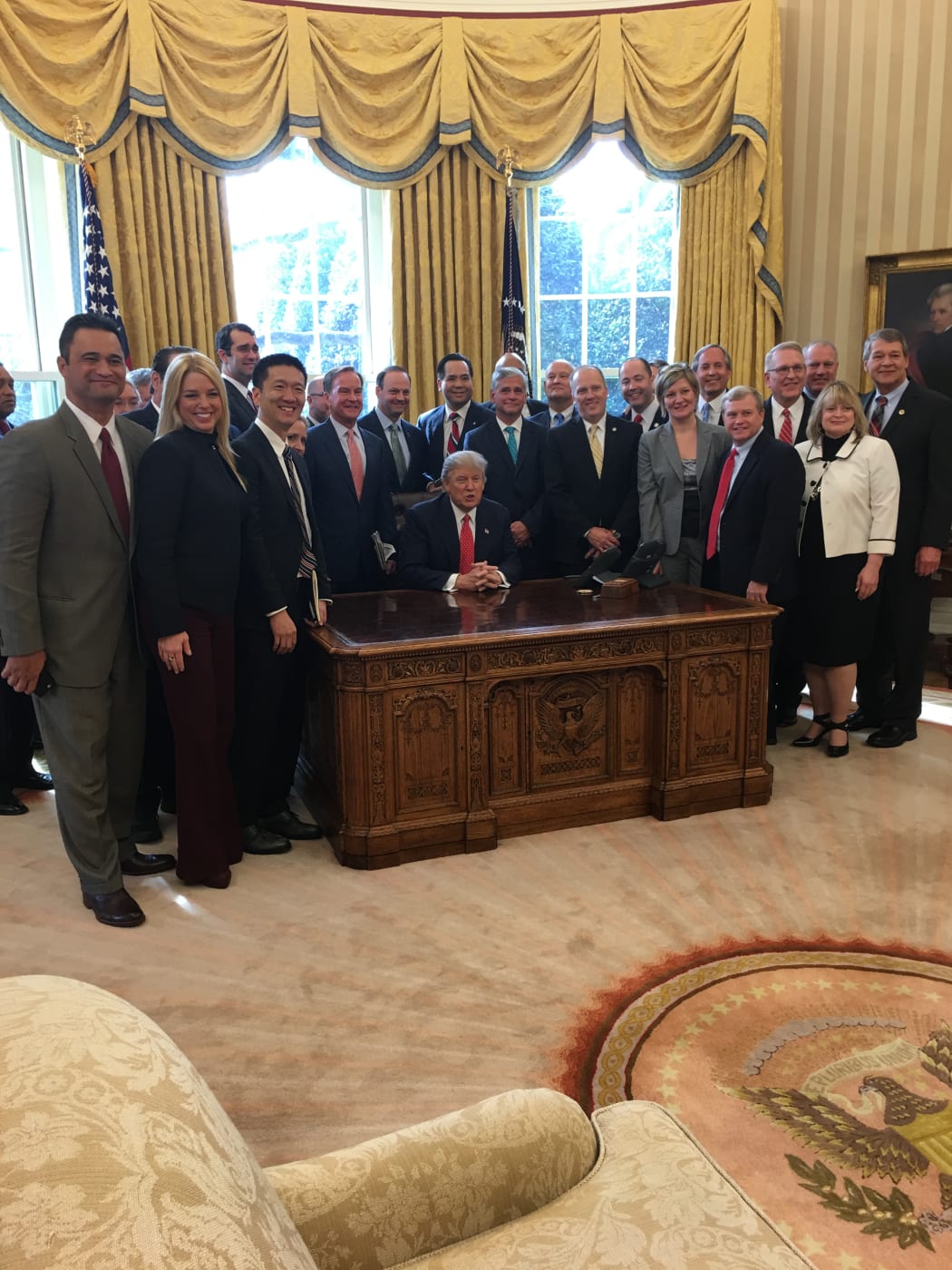 Attorneys General in the US meet President Trump