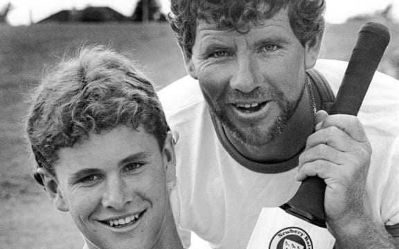 Lance Cairns and son Chris Cairns.