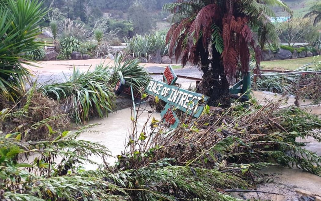 Whiti Farm Park rain damage in Whitianga