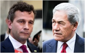 ACT leader David Seymour and NZ First leader Winston Peters.