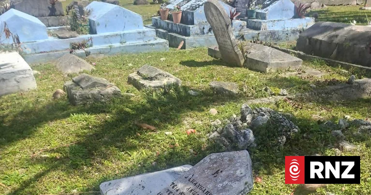Cook Islands war veterans' graves vandalised at historic Rarotonga cemetery