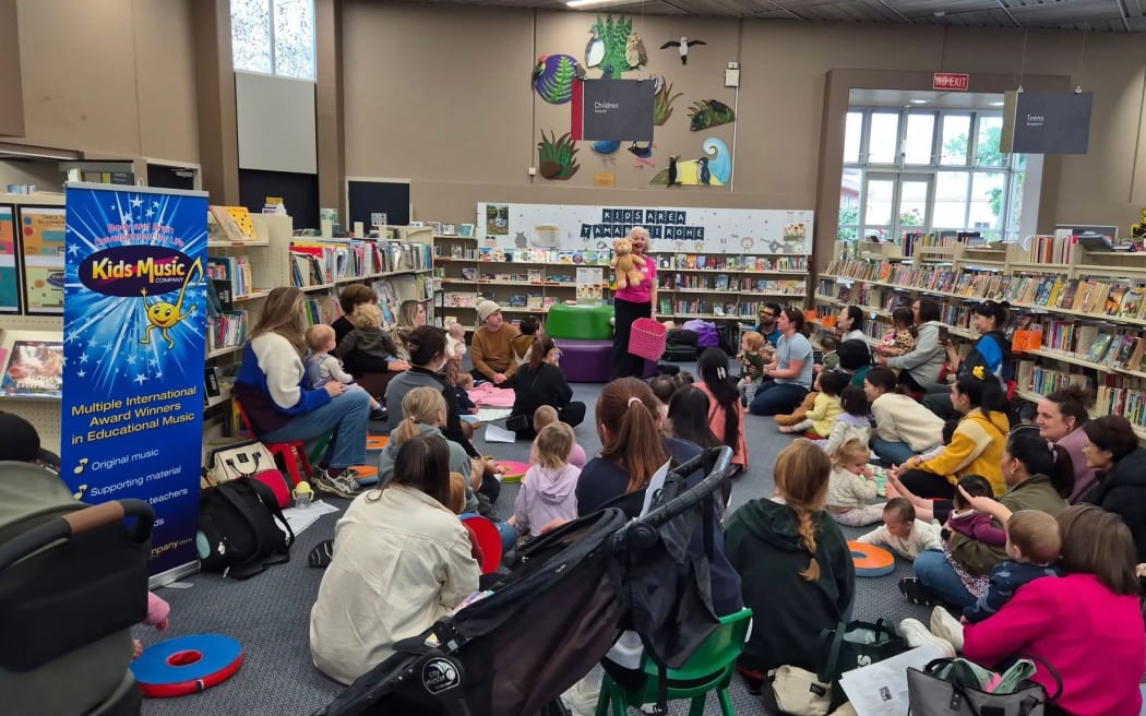 A recent community event at Epsom Library, which will receive funding to complete roof and drainage repairs. Photo / Epsom Community Library (Epsom) Facebook