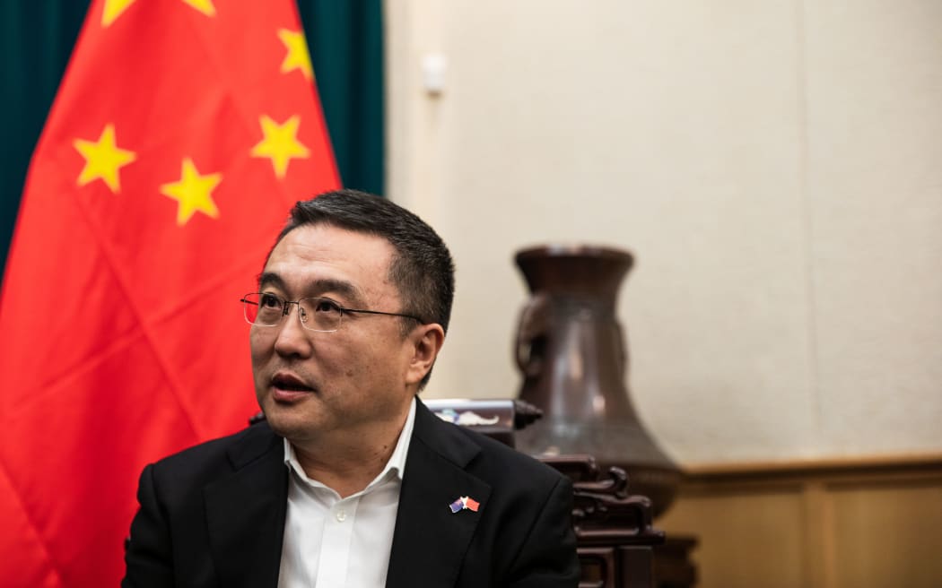 China's ambassador to New Zealand, Dr Wang Xiaolong. 21 June 2023