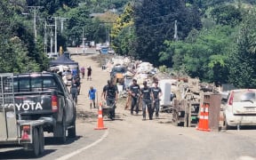 Houses on Joll Road in Havelock North were inundated with contaminated mud during Cyclone Gabrielle, but the community and Navy pitched in to help clean up the street and homes.