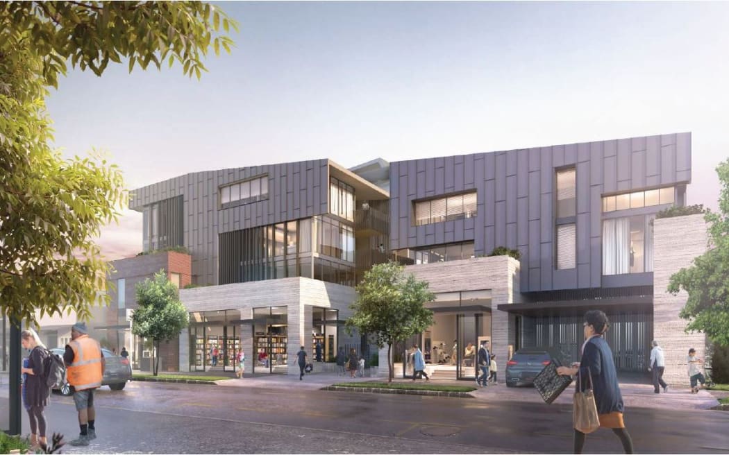 Updated Panuku complex design for corner of Dominion and Valley Roads in Mt Eden