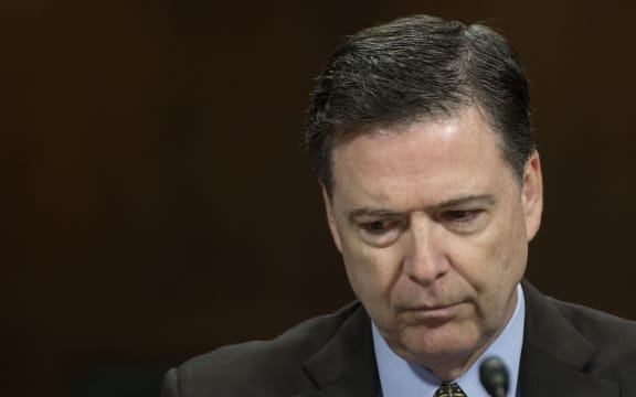 FBI Director James Comey as he testifies before the Senate Judiciary Committee on Capitol Hill in Washington, DC.