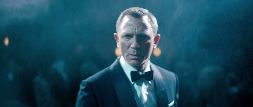 Daniel Craig as James Bond in No Time to Die (2020).