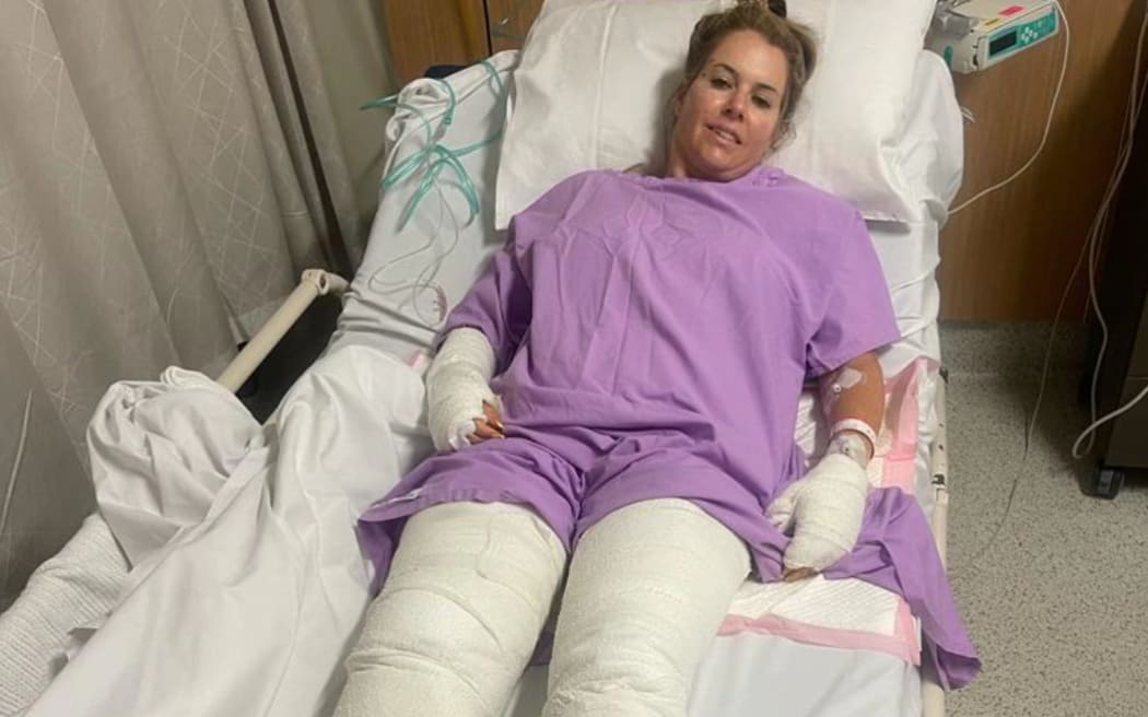 New Zealander Elmarie Steenberg continues her recovery in an Australian hospital after the helicopter crash on the Gold Coast.