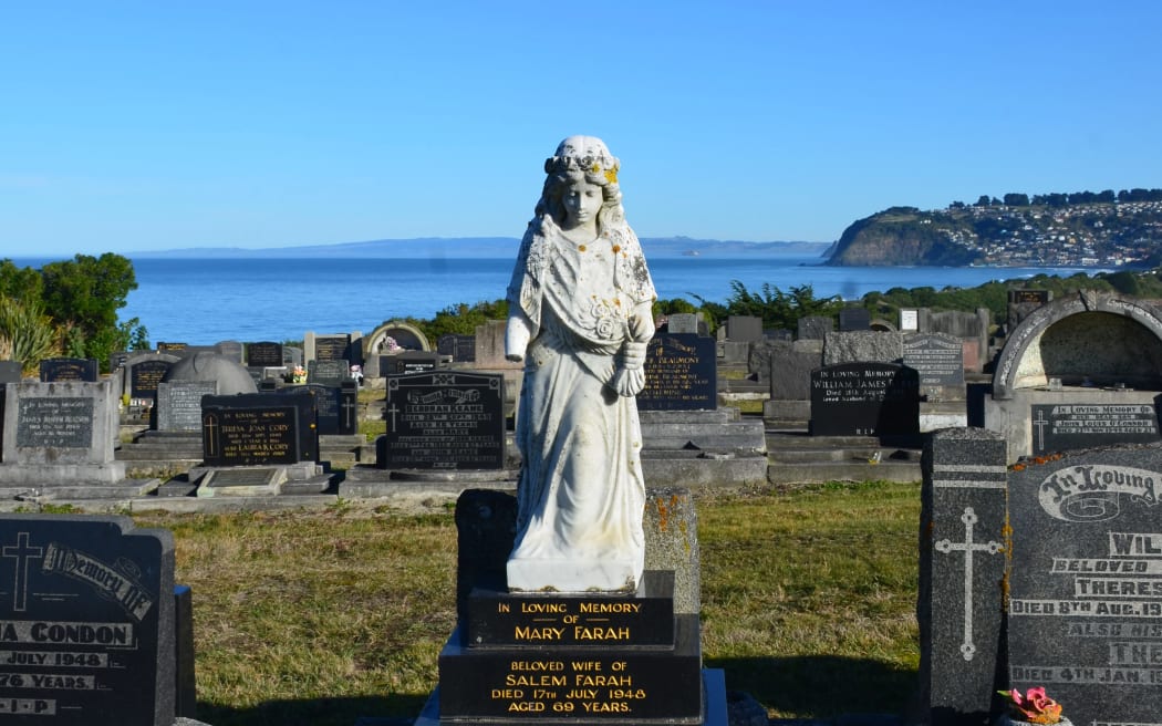 Headstone at Anderson's Bay Cemetery