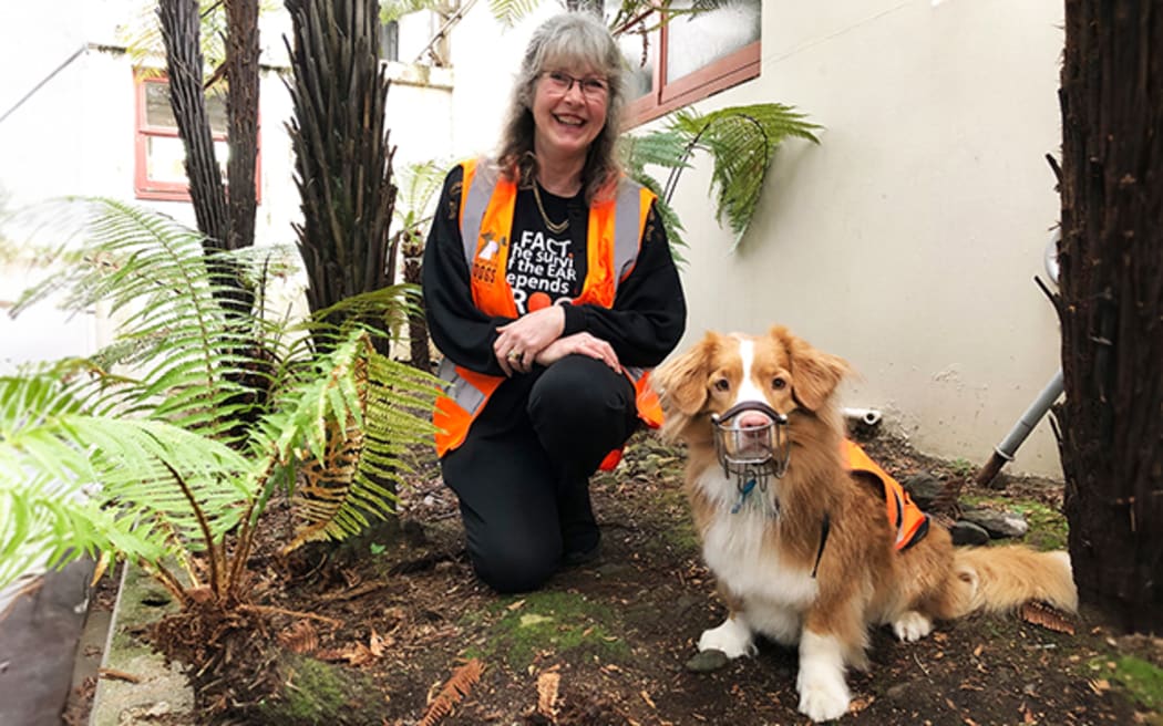 Debbie Bishop with Holly