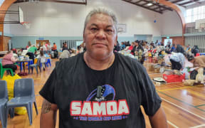 Auckland councillor Alf Filipaina at the community hub at Māngere rec centre on Tuesday 31 January.