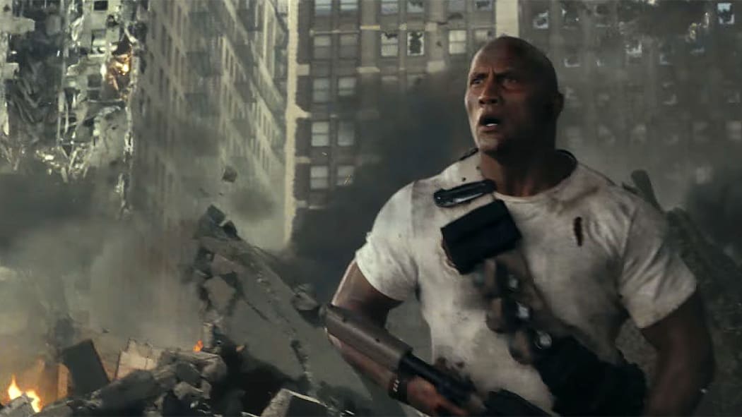 Still of The Rock in Rampage