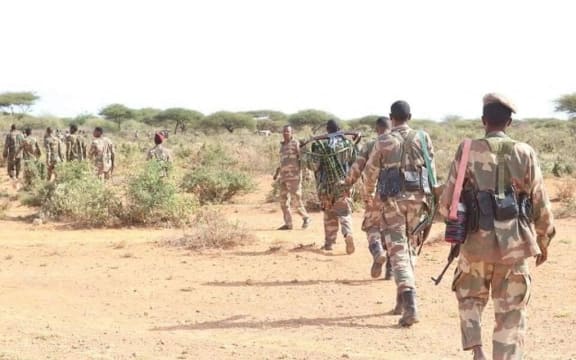 Somali army members were killed in the attack.