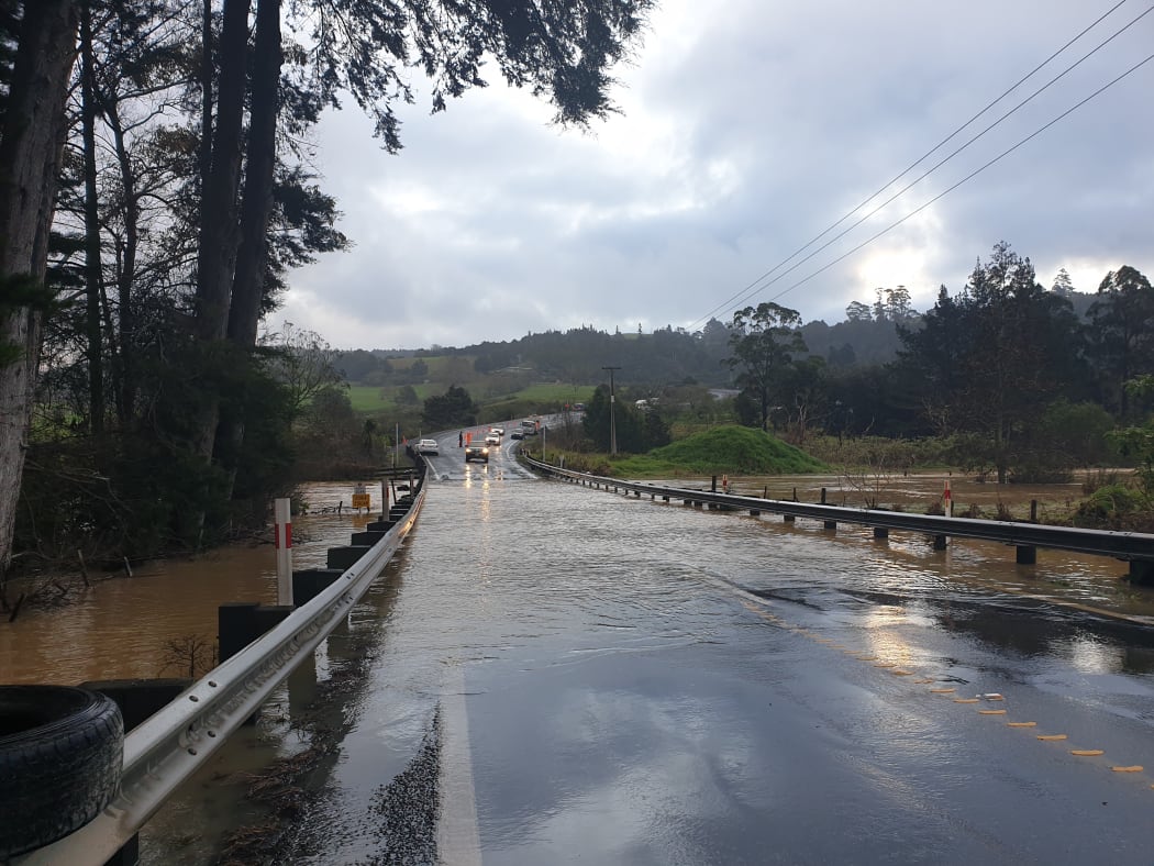 State Highway 1 at Moerewa in Northland.