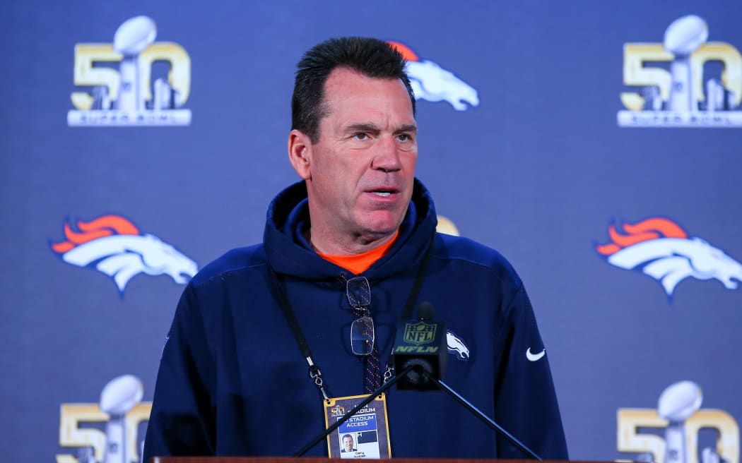 Denver Broncos coach Gary Kubiak.