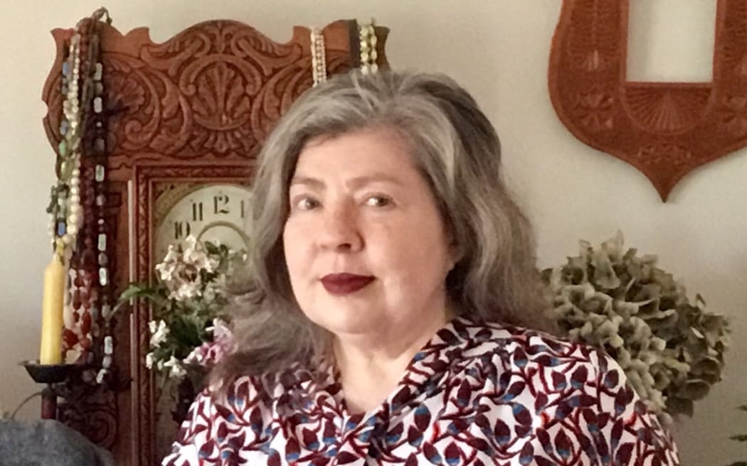 Dress and textile historian Angela Lassig.