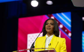 Candace Owens Speaks at an event in the US in 2023.