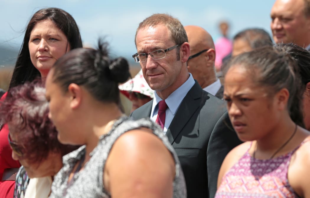 Labour little Andrew Little at Waitangi.