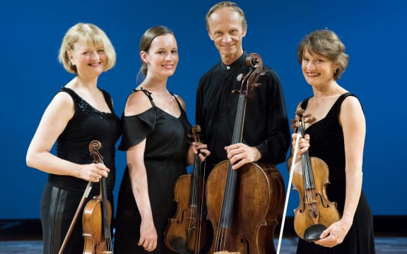 Includes Gillian Ansell, far left, and Helene Pohl on the right.