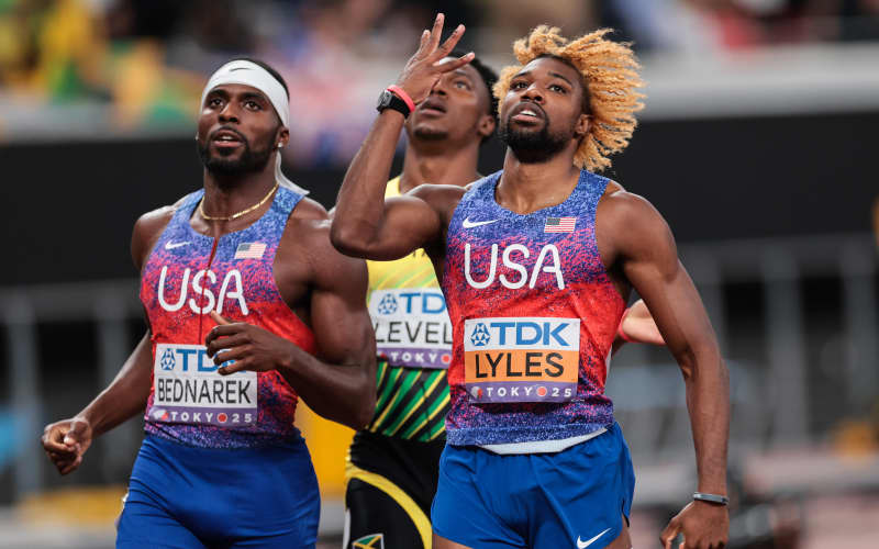 Noah Lyles storms home to match Usain Bolt for world championship ...