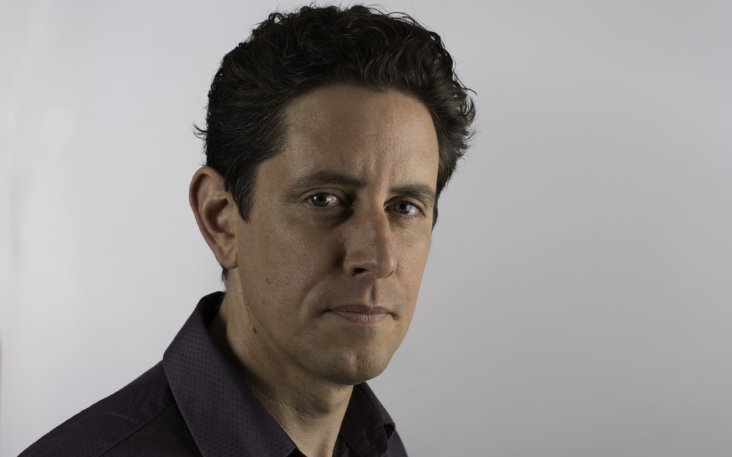 18/03/14. Radio NZ / Diego Opatowski. Radio NZ presenter Wallace Chapman