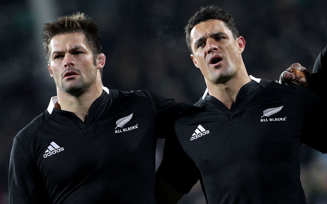 Re-signing Julian Savea and Brodie Retallick is as significant of keeping Richie McCaw and Dan Carter (above) in 2011 says NZ Rugby CEO Steve Tew.