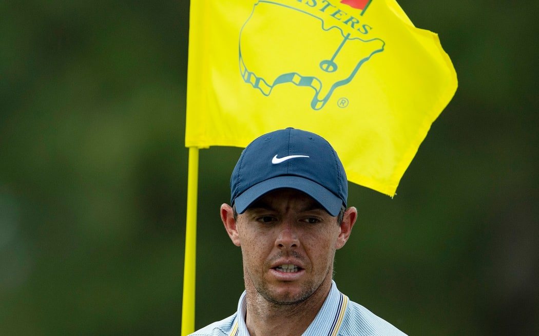 Rory McIlroy at the US Masters.