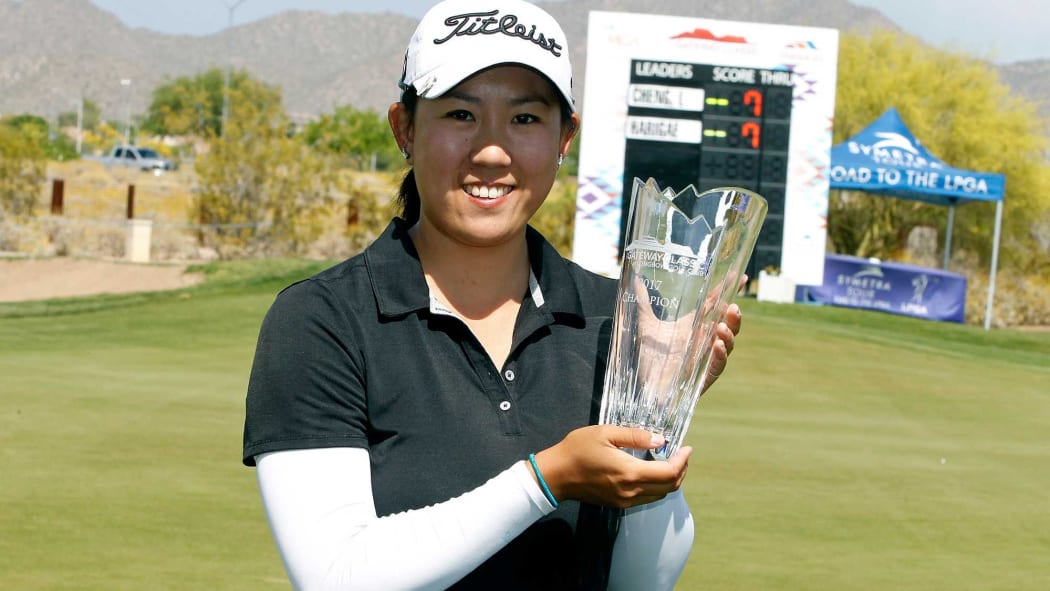 New Zealand professional golfer Liv Cheng.